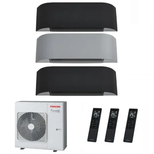 Мульти сплит система на 3 комнаты, Toshiba RAS-3M26U2AVG-E / RAS-B10N4KVRG-E - 3 шт.