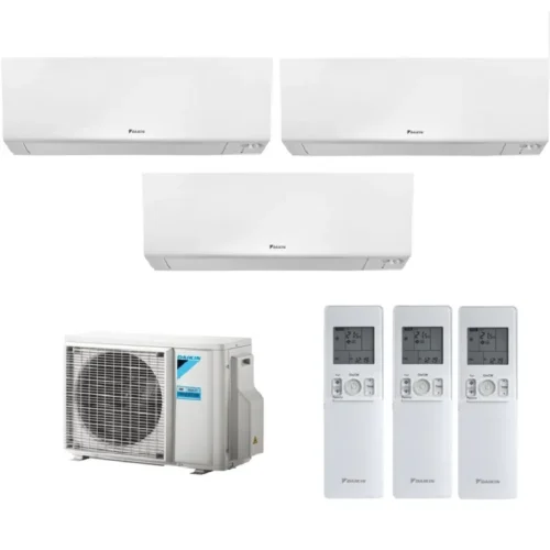 Мульти сплит система на 3 комнаты, Daikin 3MXM52A9 / FTXM20R - 3 шт.
