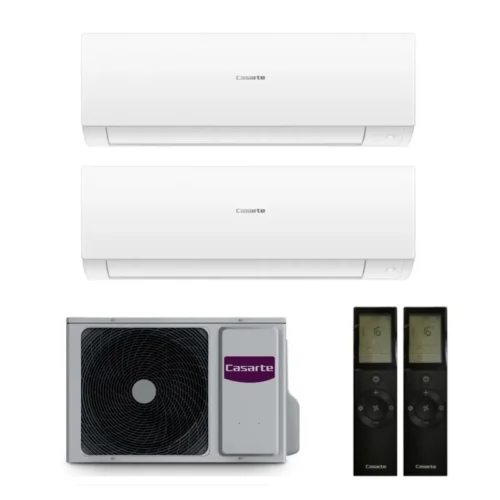 Мульти-сплит комплект на 2 комнаты, Casarte 2U50CM1/R3 / CAS25CX1/R3-W - 2 шт.