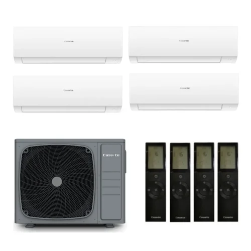 Мульти-сплит комплект на 4 комнаты, Casarte 4U75CM1/R3 / CAS25CX1/R3-W - 4 шт.