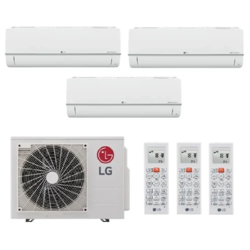 Мульти сплит система на 3 комнаты, LG MU3R19.U21 / PM07SP.NSJR0 - 3шт