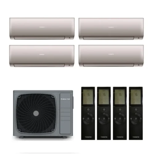 Мульти-сплит комплект на 4 комнаты, Casarte 4U75CM1/R3 / CAS25CX1/R3-G - 4 шт.
