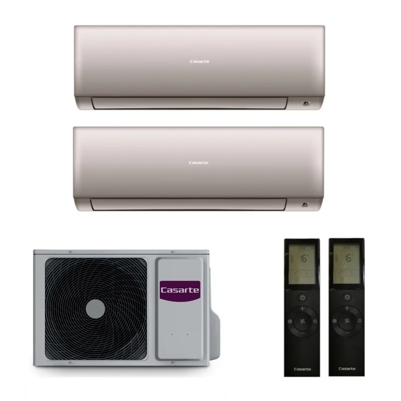 Мульти-сплит комплект на 2 комнаты, Casarte 2U40CM1/R3 / CAS25CX1/R3-G - 2 шт.