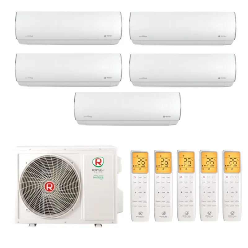 Мульти сплит система на 5 комнат, Royal Clima 5TFM-42HN/OUT / RCI-PFF09HN - 5 шт.