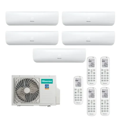 Мульти сплит система на 5 комнат, Hisense AMW5-36U4RQC / AMS-07UW4RMRKB00 - 5шт.