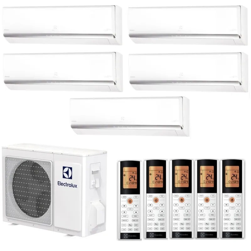 Мульти сплит система на 5 комнат, Electrolux EACO/I-42 FMI-5/N8_ERP / EACS/I-09HM FMI/N8_ERP/in - 5шт.