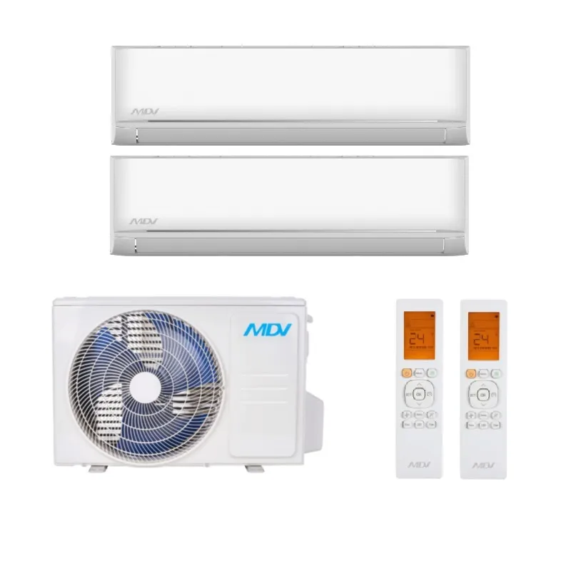 Мульти сплит система на 2 комнаты, MDV MD2O-14HFN8 / MDSAG-07HRFN8 - 2 шт