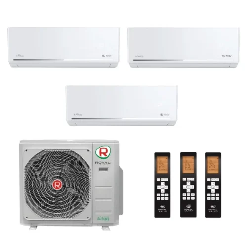 Мульти сплит система на 3 комнаты, Royal Clima 3RMN-21HN / OUT / RCI-FC09HN - 3 шт.