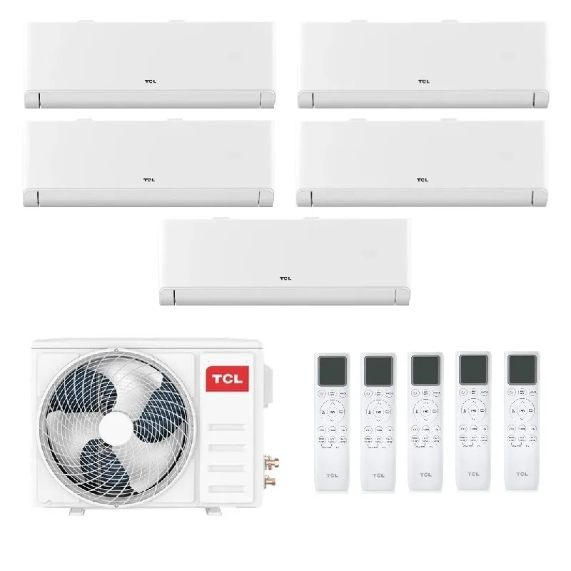 Мульти сплит система на 5 комнат, TCL TACO-5FM42INV/R / TACM-TP09INV/R - 5шт.