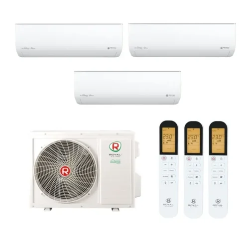 Мульти сплит система на 3 комнаты, Royal Clima 3TFM-25HN/OUT / RCI-GLD09HN - 3 шт.
