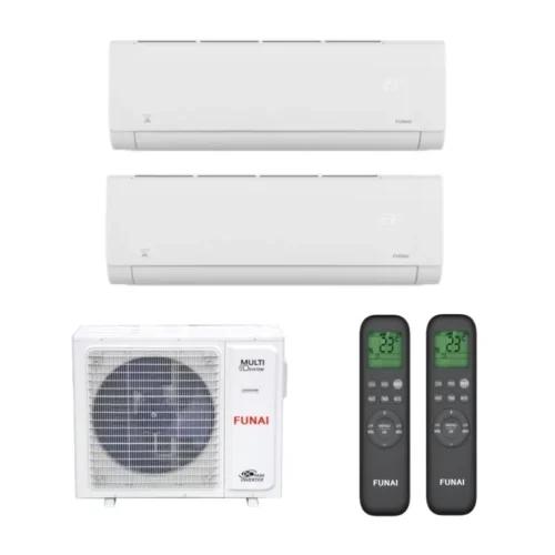 Мульти сплит система на 2 комнаты, Funai RAM-I-2OK55HP.01/U / RAM-I-SG25HP.W03/S  - 2 шт.