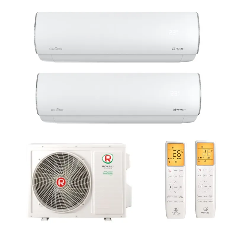 Мульти сплит система на 2 комнаты, Royal Clima 2TFM-17HN/OUT / RCI-PFF09HN - 2 шт.