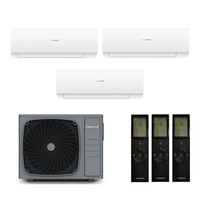 Мульти-сплит комплект на 3 комнаты, Casarte 3U55CM1/R3 / CAS25CX1/R3-W - 3 шт.