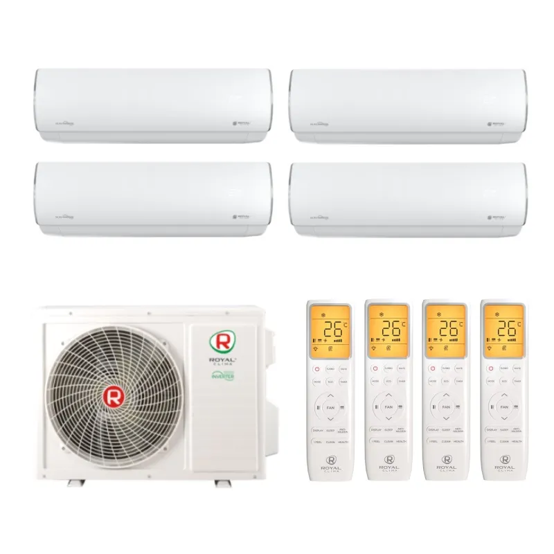 Мульти сплит система на 4 комнаты, Royal Clima 4TFM-32HN/OUT / RCI-PFF09HN - 4 шт.