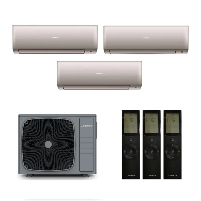 Мульти-сплит комплект на 3 комнаты, Casarte 3U55CM1/R3 / CAS25CX1/R3-G - 3 шт.