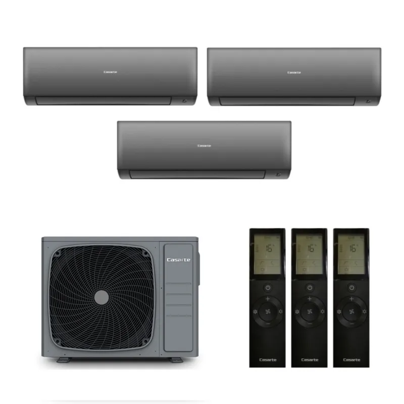 Мульти-сплит комплект на 3 комнаты, Casarte 3U55CM1/R3 / CAS25CX1/R3-B - 3 шт.